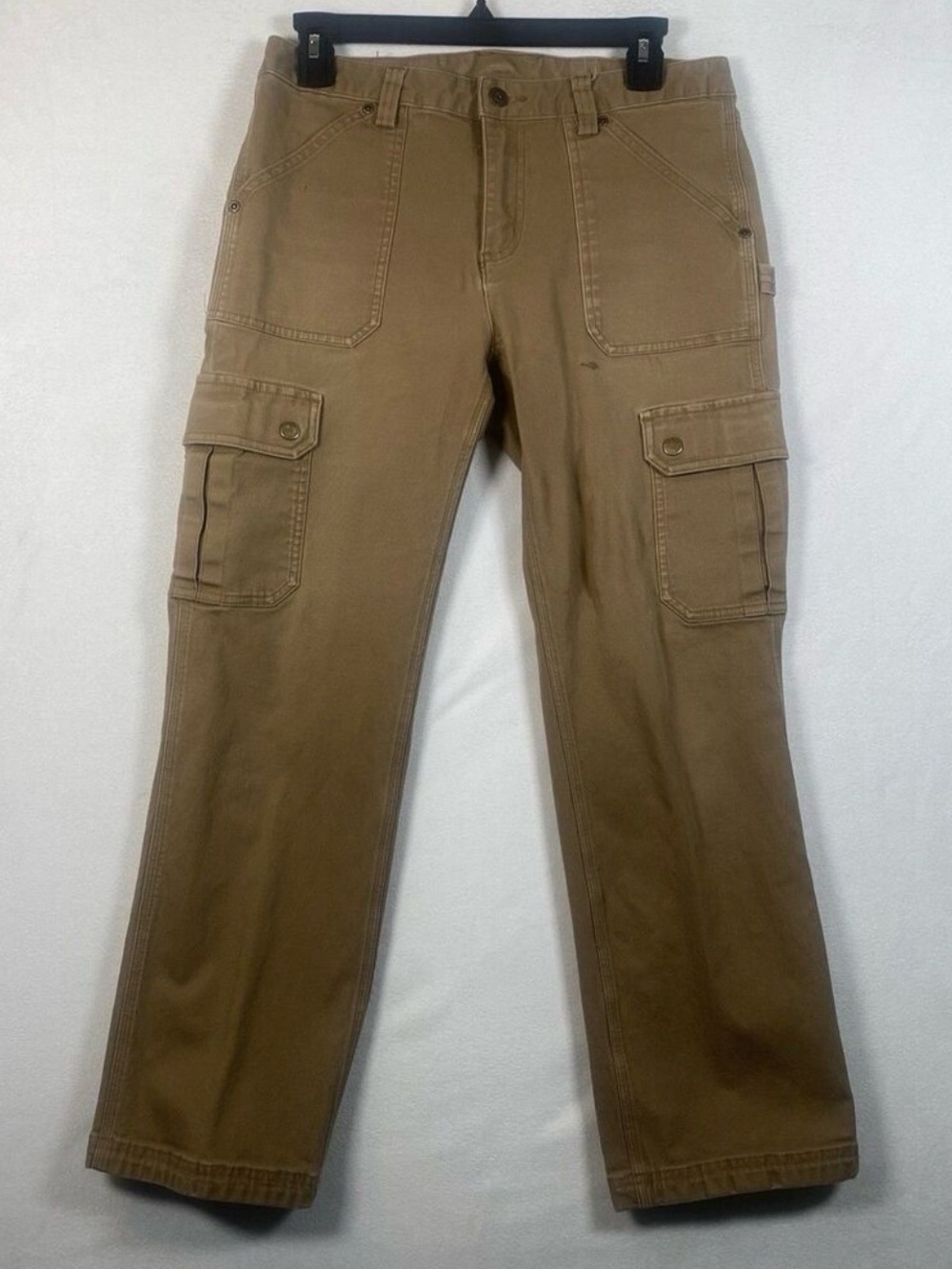 Duluth Trading Co. Curve Setter Cargo Pants Women’s 6x29 Khaki